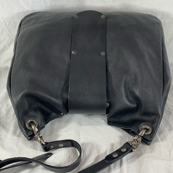 DEAN Authentic Black Leather Tote Shoulder Bag - Picture 9 of 16